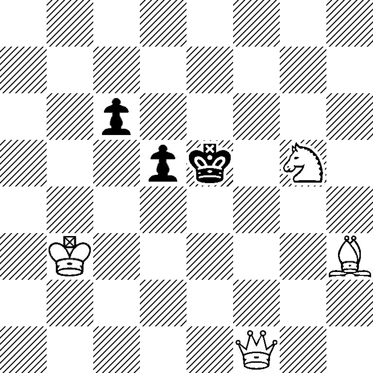 8/8/2p5/3pk1N1/8/1K5B/8/5Q2