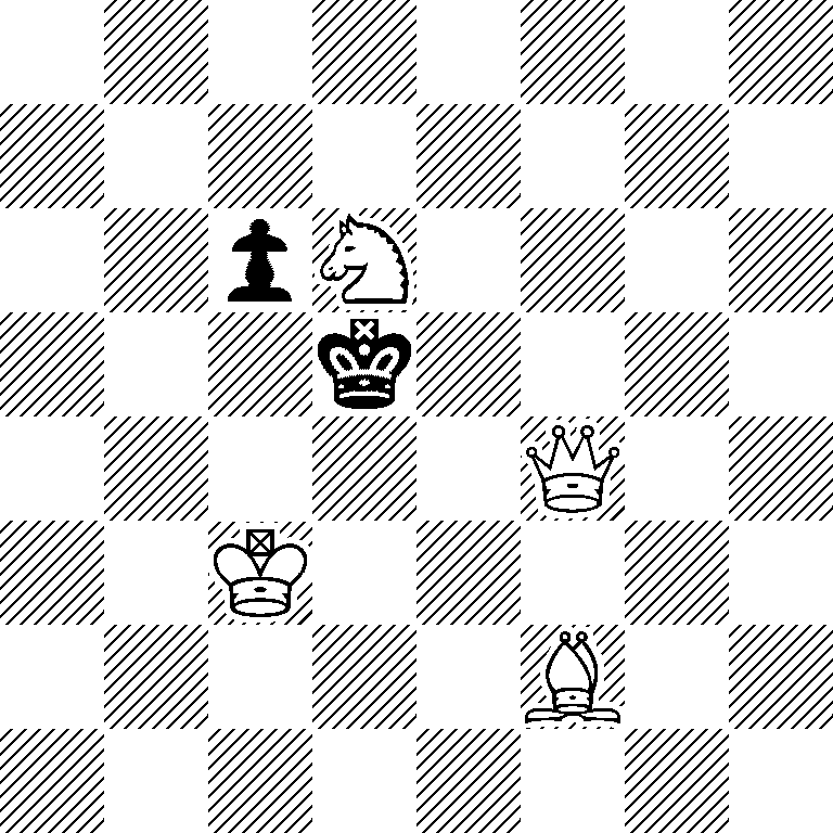 8/8/2pN4/3k4/5Q2/2K5/5B2/8
