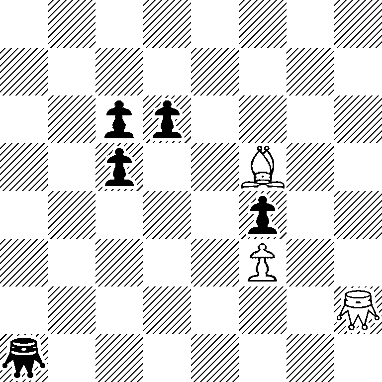 8/8/2pp4/2p2B2/5p2/5P2/7*2Q/*2q7