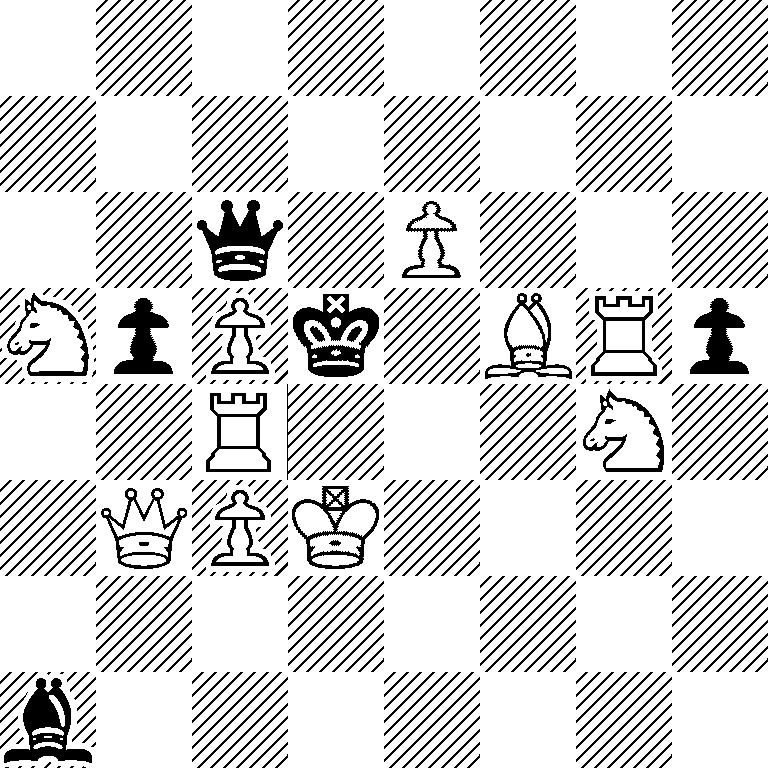 8/8/2q1P3/NpPk1BRp/2R3N1/1QPK4/8/b7