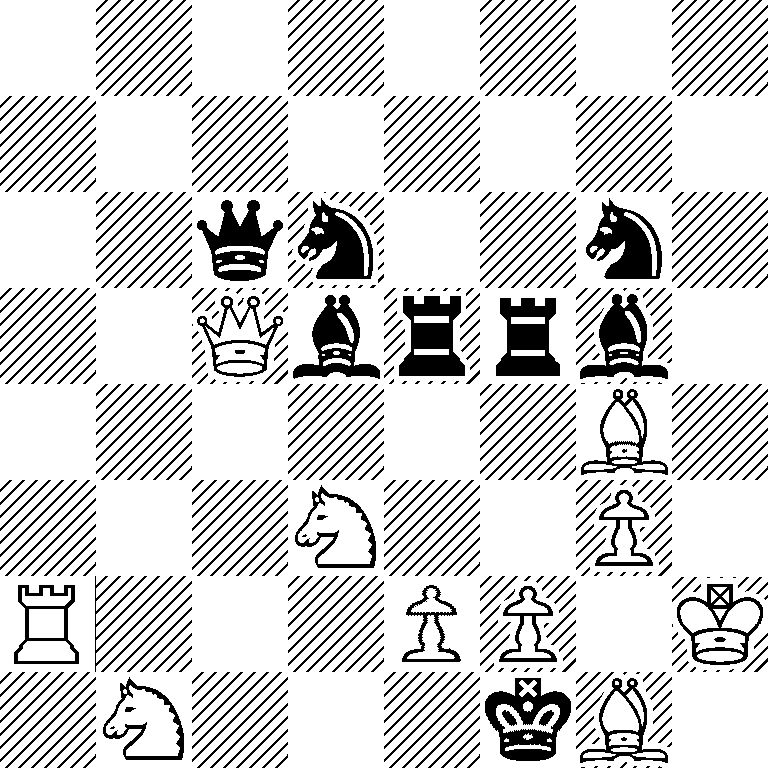 8/8/2qn2n1/2Qbrrb1/6B1/3N2P1/R3PP1K/1N3kB1