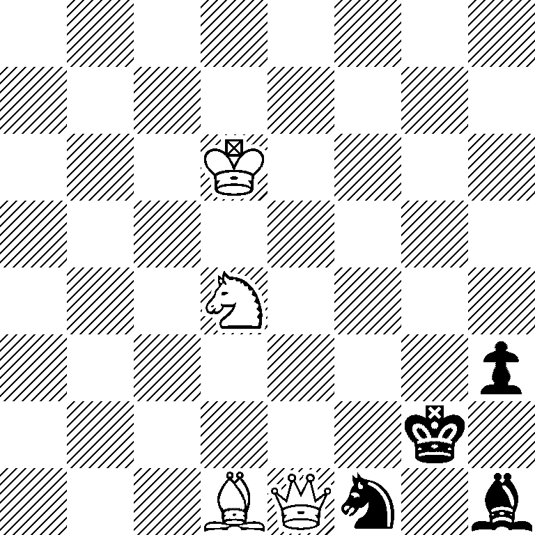 8/8/3K4/8/3N4/7p/6k1/3BQn1b