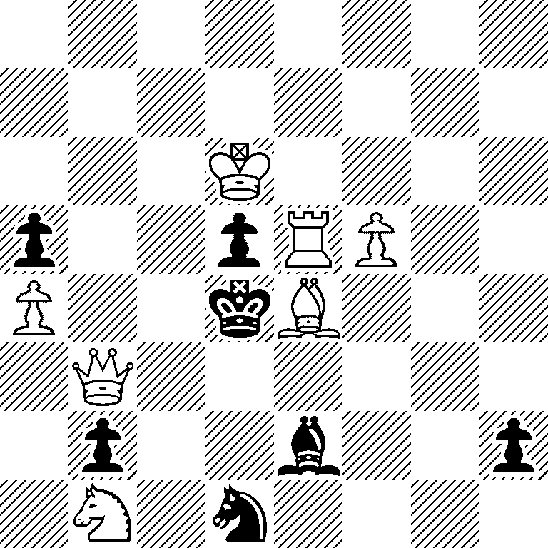 8/8/3K4/p2pRP2/P2kB3/1Q6/1p2b2p/1N1n4