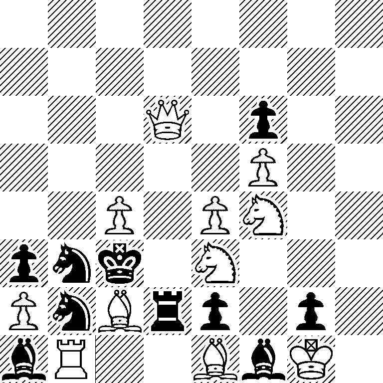8/8/3Q1p2/5P2/2P1PN2/pnk1N3/PnBrp1p1/bR2BbK1