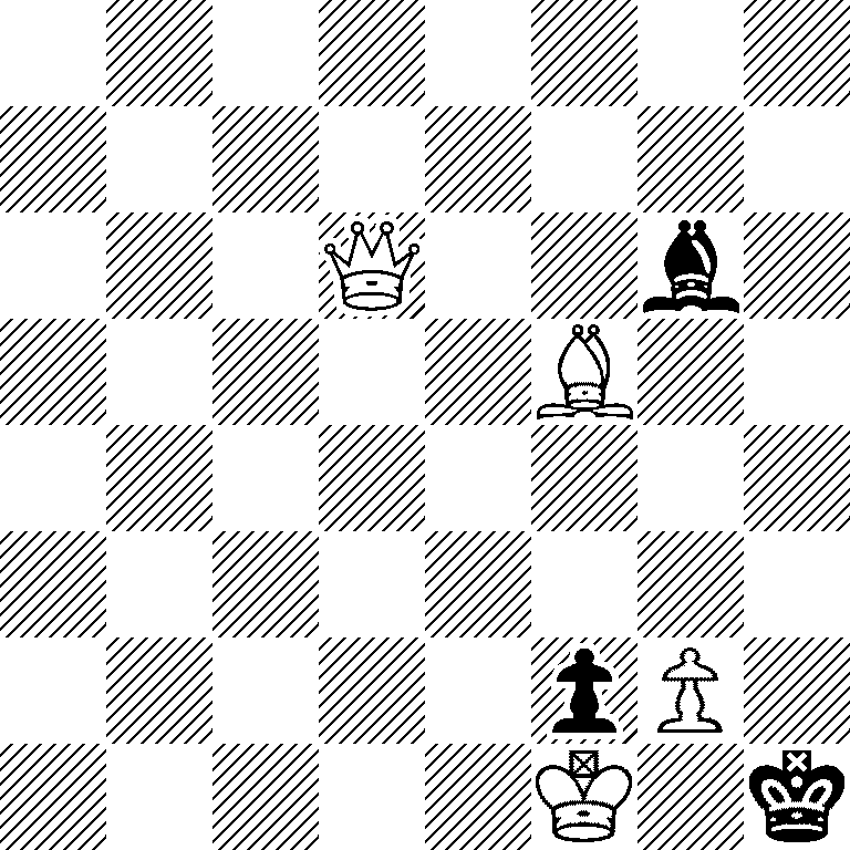 8/8/3Q2b1/5B2/8/8/5pP1/5K1k