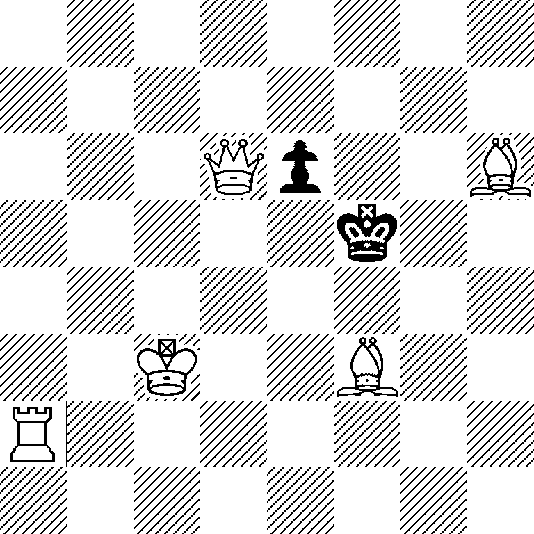 8/8/3Qp2B/5k2/8/2K2B2/R7/8