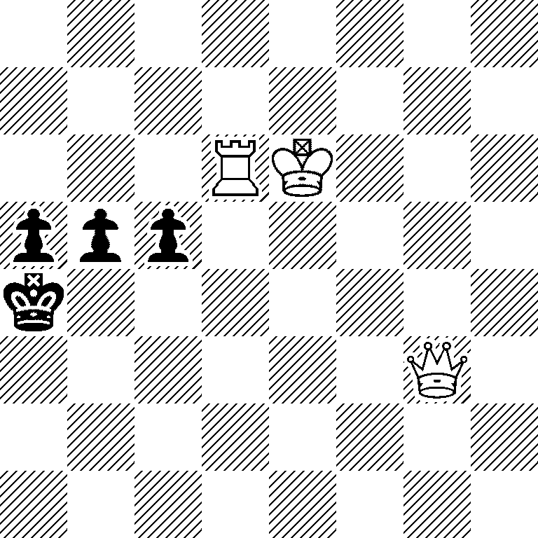 8/8/3RK3/ppp5/k7/6Q1/8/8