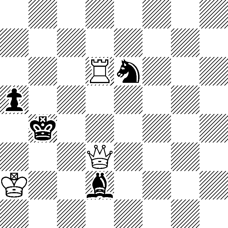 8/8/3Rn3/p7/1k6/3Q4/K2b4/8