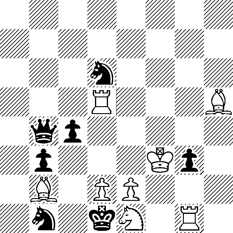 8/8/3n4/3R3B/1qp5/1p3Kp1/1B1PP3/1n1kN1R1