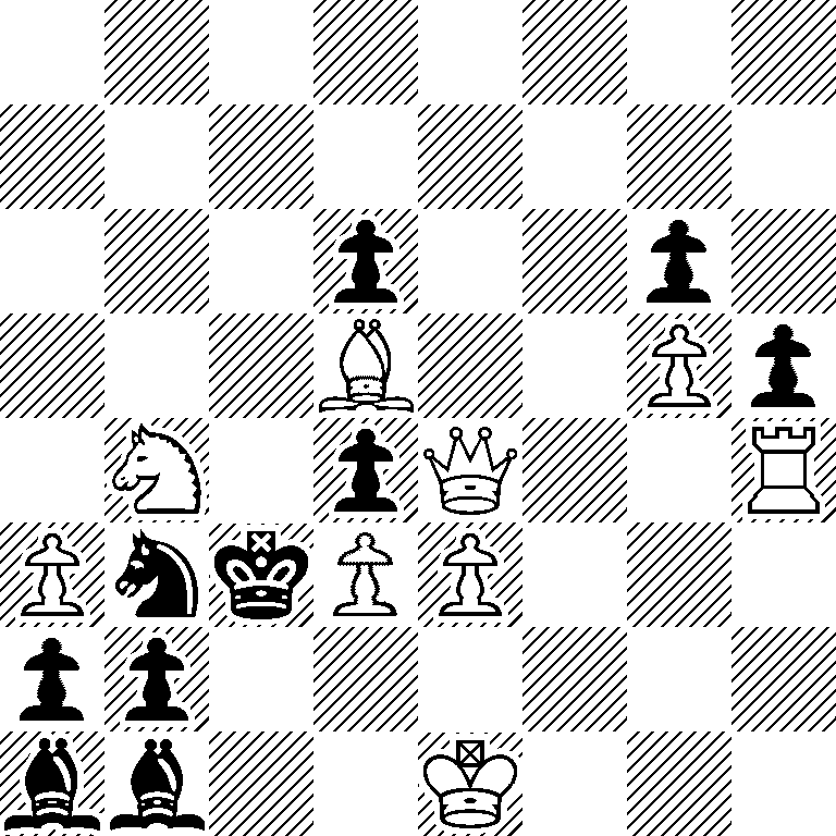 8/8/3p2p1/3B2Pp/1N1pQ2R/PnkPP3/pp6/bb2K3