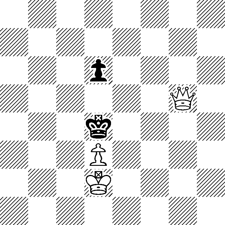 8/8/3p4/6Q1/3k4/3P4/3K4/8