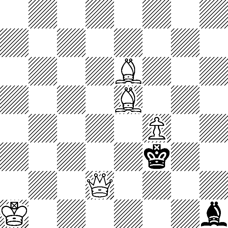 8/8/4B3/4B3/5P2/5k2/3Q4/K6b