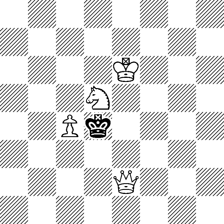 8/8/4K3/3N4/2Pk4/8/4Q3/8