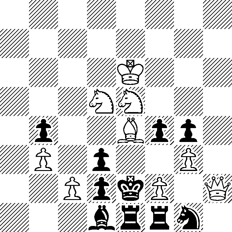 8/8/4K3/3SS3/1p2Bpp1/1P1p2P1/2PpkP1Q/3brrs1