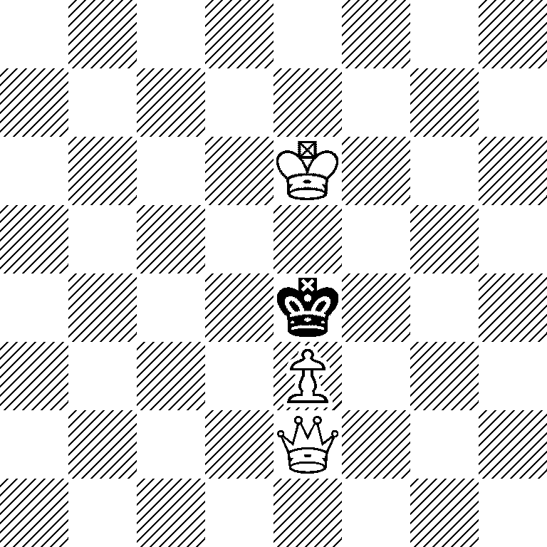 8/8/4K3/8/4k3/4P3/4Q3/8