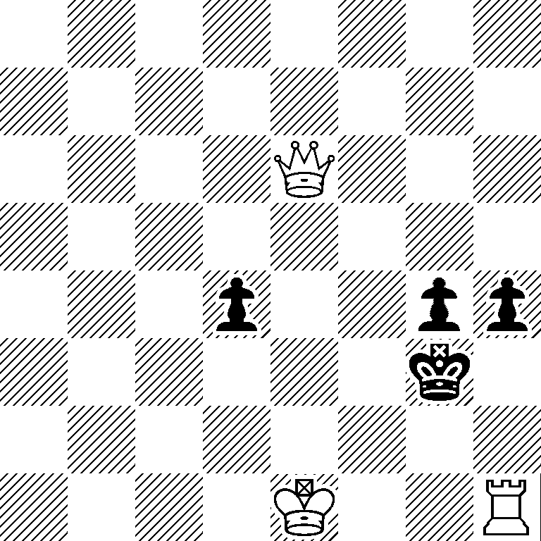 8/8/4Q3/8/3p2pp/6k1/8/4K2R