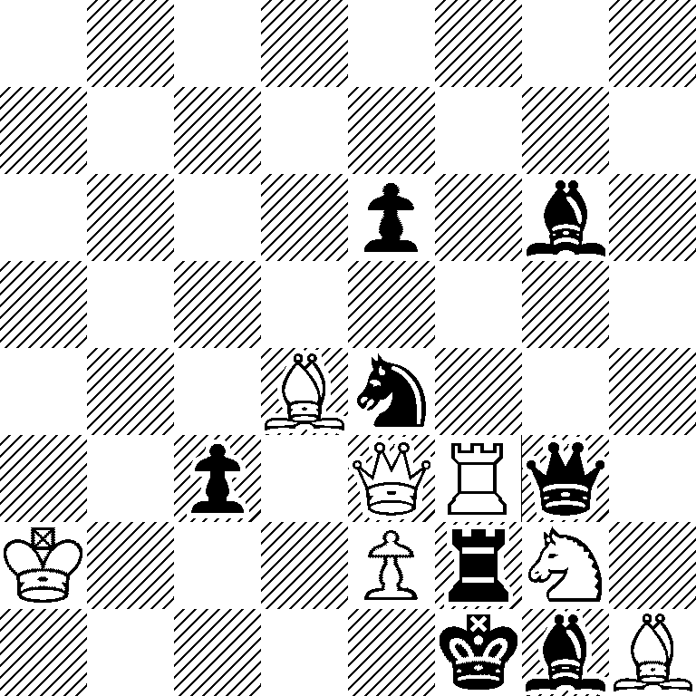 8/8/4p1b1/8/3Bn3/2p1QRq1/K3PrN1/5kbB