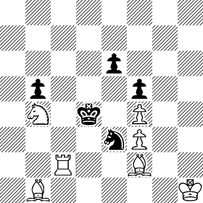 8/8/4p3/1p3p2/1N1k1P2/4nP2/2R2B2/1B5K