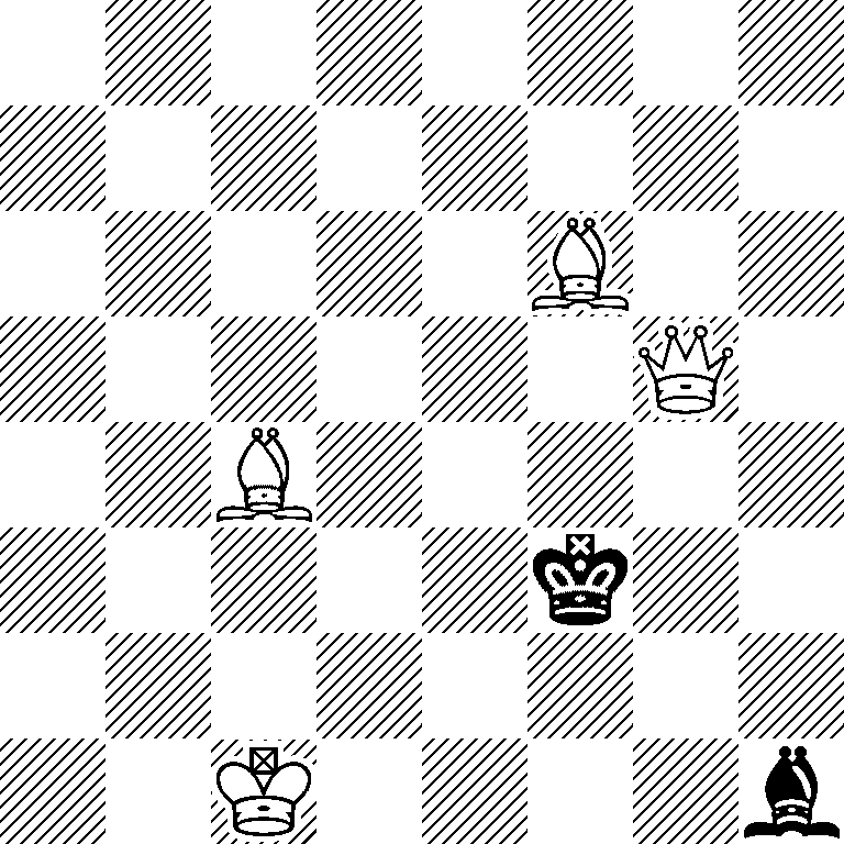 8/8/5B2/6Q1/2B5/5k2/8/2K4b