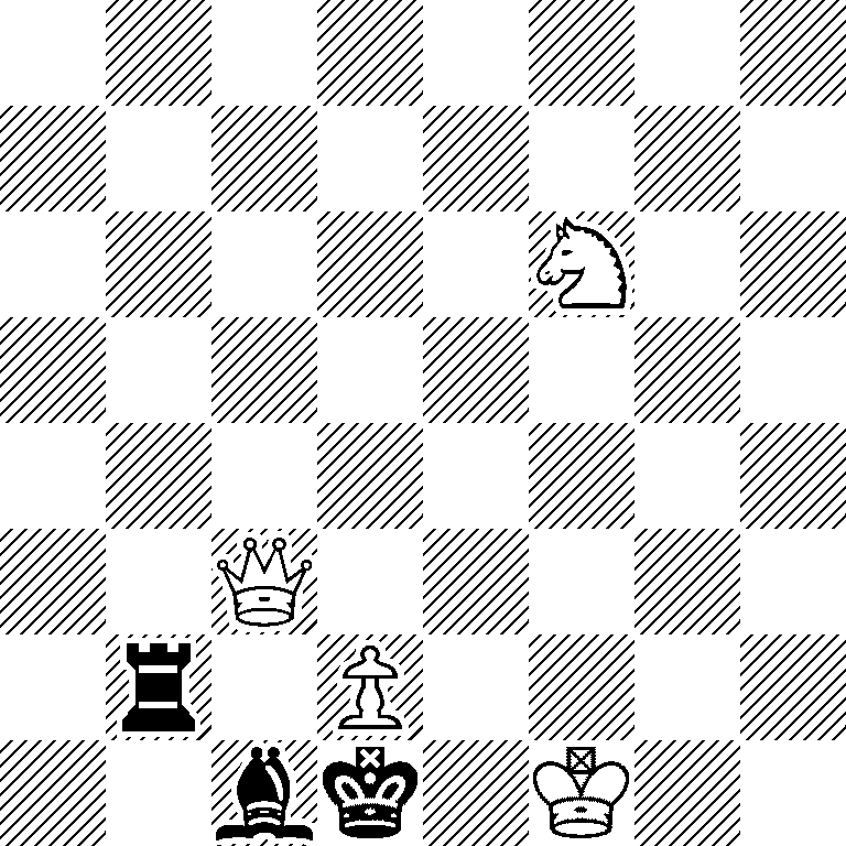 8/8/5N2/8/8/2Q5/1r1P4/2bk1K2