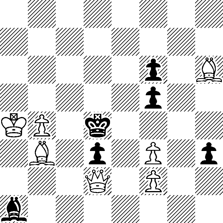 8/8/5p1B/5p2/KP1k4/1B1p1P1p/3Q1P2/b7