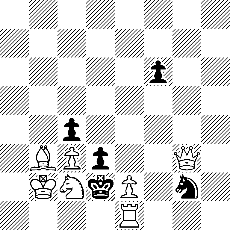 8/8/5p2/8/2p5/1BPp2Q1/1KNkP1n1/4R3