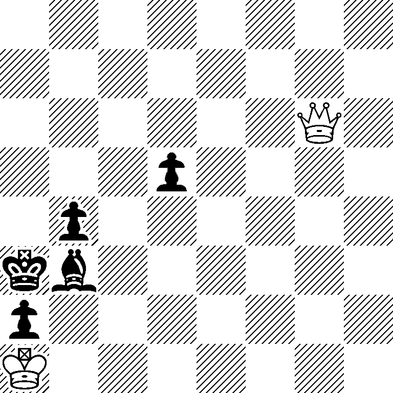 8/8/6Q1/3p4/1p6/kb6/p7/K7