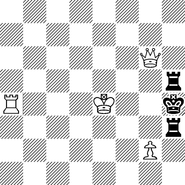 8/8/6Q1/7r/R3K2k/7r/6P1/8