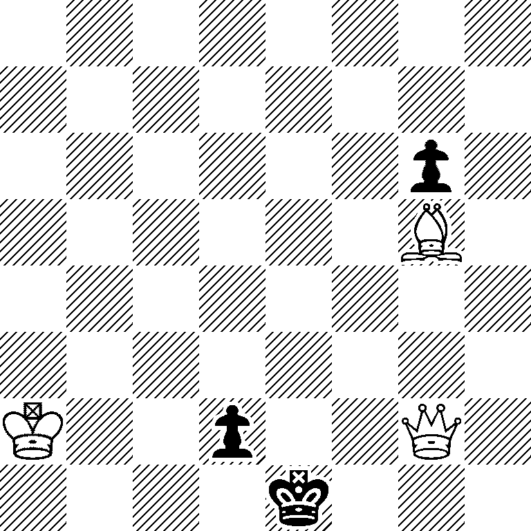 8/8/6p1/6B1/8/8/K2p2Q1/4k3