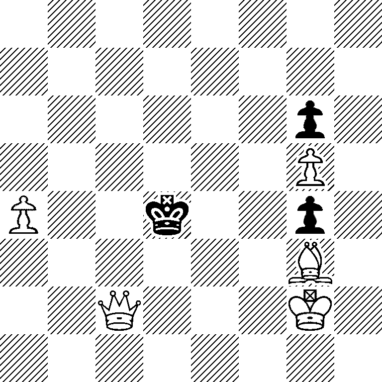 8/8/6p1/6P1/P2k2p1/6B1/2Q3K1/8