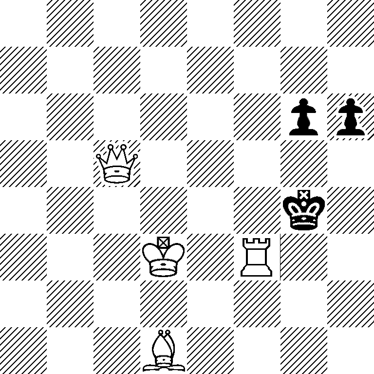 8/8/6pp/2Q5/6k1/3K1R2/8/3B4