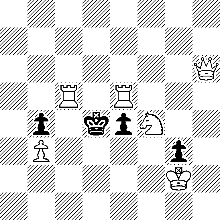 8/8/7Q/2R1R3/1p1kpN2/1P4p1/6K1/8