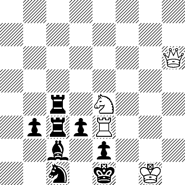 8/8/7Q/8/2r1N3/1prpR3/2b1p3/2n1k1K1