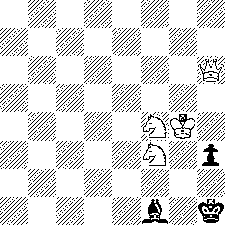 8/8/7Q/8/5NK1/5N1p/8/5b1k