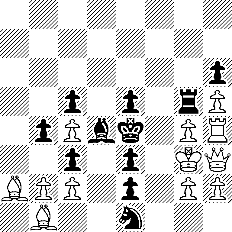 8/8/7p/2p1p1rP/1pPbk1PR/2p1p1KQ/BPP1p1PP/1B2n3