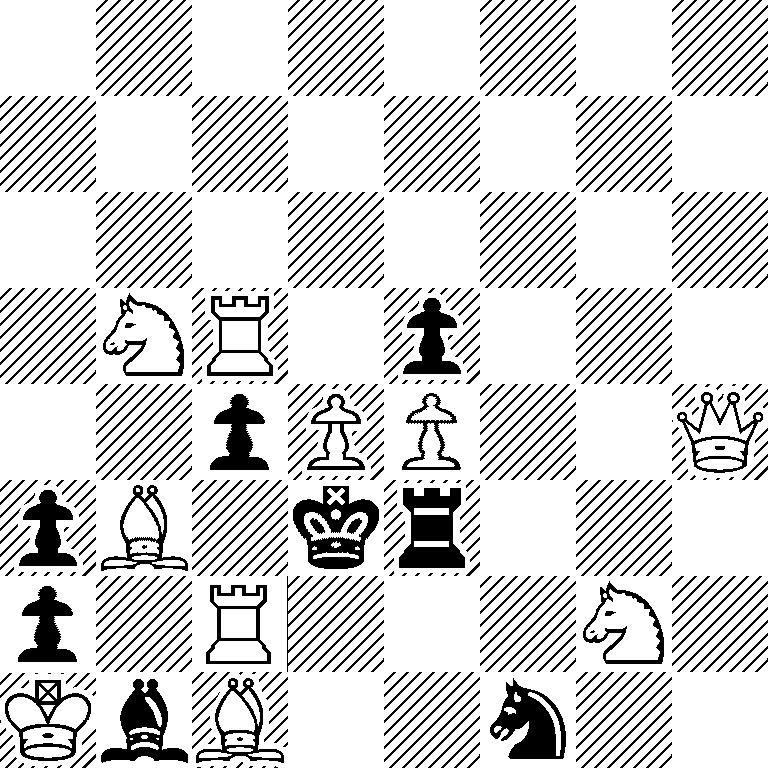 8/8/8/1NR1p3/2pPP2Q/pB1kr3/p1R3N1/KbB2n2