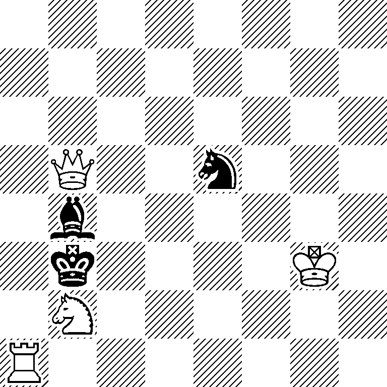 8/8/8/1Q2n3/1b6/1k4K1/1N6/R7