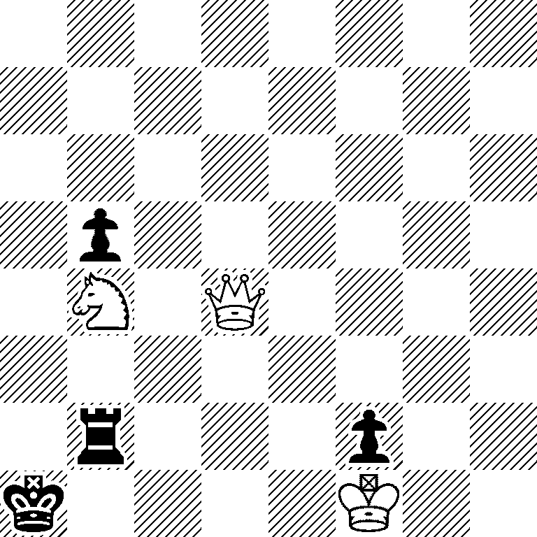 8/8/8/1p6/1N1Q4/8/1r3p2/k4K2
