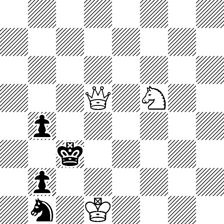 8/8/8/3Q1N2/1p6/2k5/1p6/1n1K4