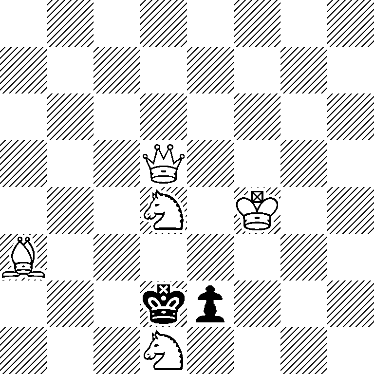 8/8/8/3Q4/3N1K2/B7/3kp3/3N4