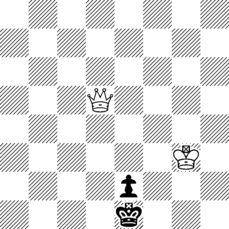 8/8/8/3Q4/8/6K1/4p3/4k3