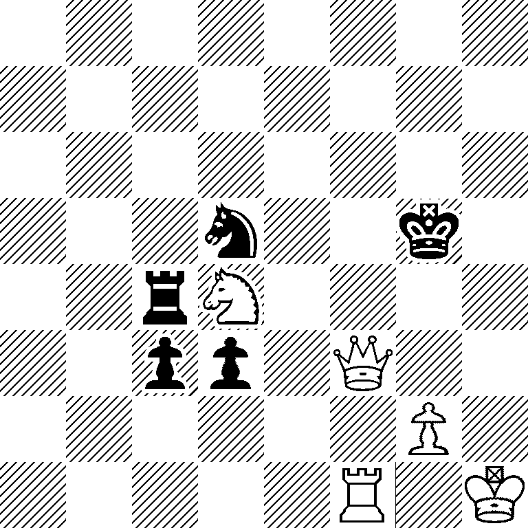 8/8/8/3n2k1/2rN4/2pp1Q2/6P1/5R1K