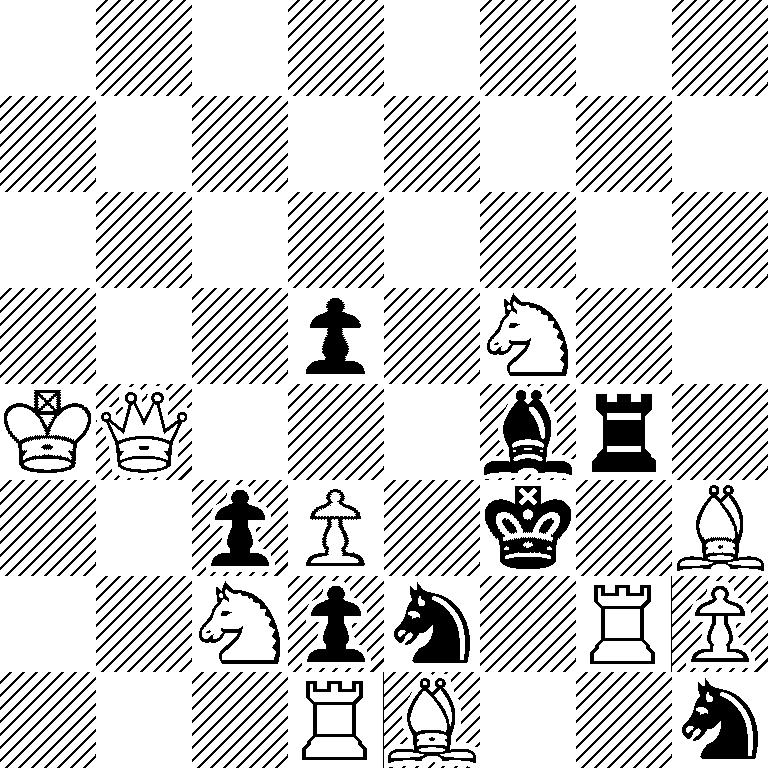 8/8/8/3p1N2/KQ3br1/2pP1k1B/2Npn1RP/3RB2n