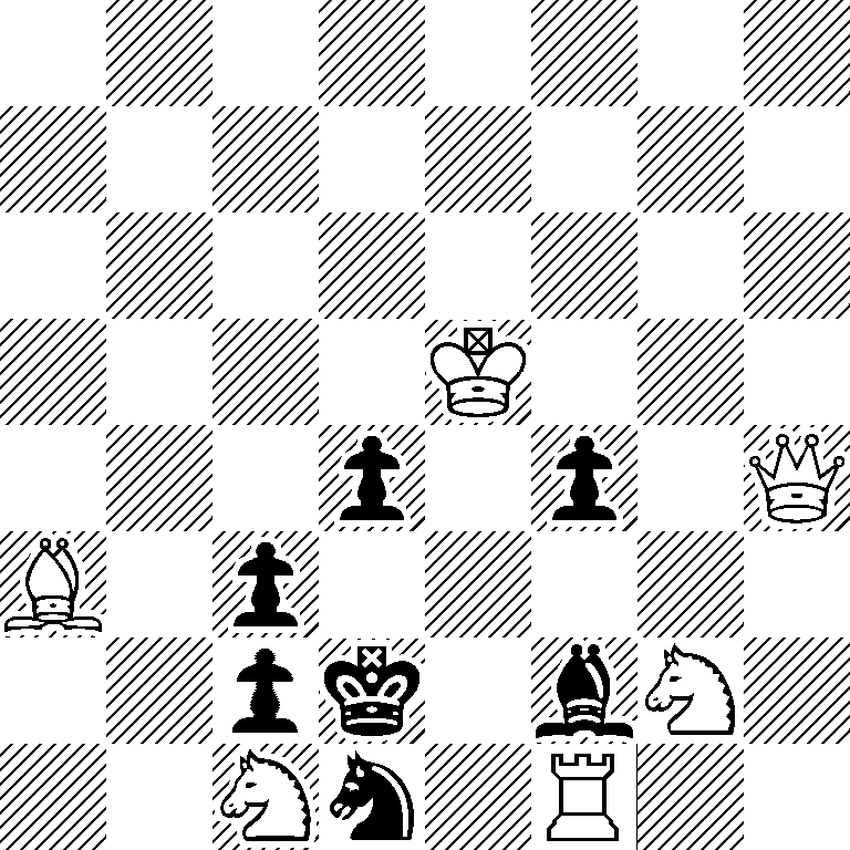 8/8/8/4K3/3p1p1Q/B1p5/2pk1bN1/2Nn1R2