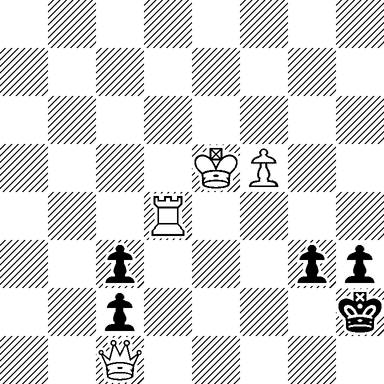 8/8/8/4KP2/3R4/2p3pp/2p4k/2Q5