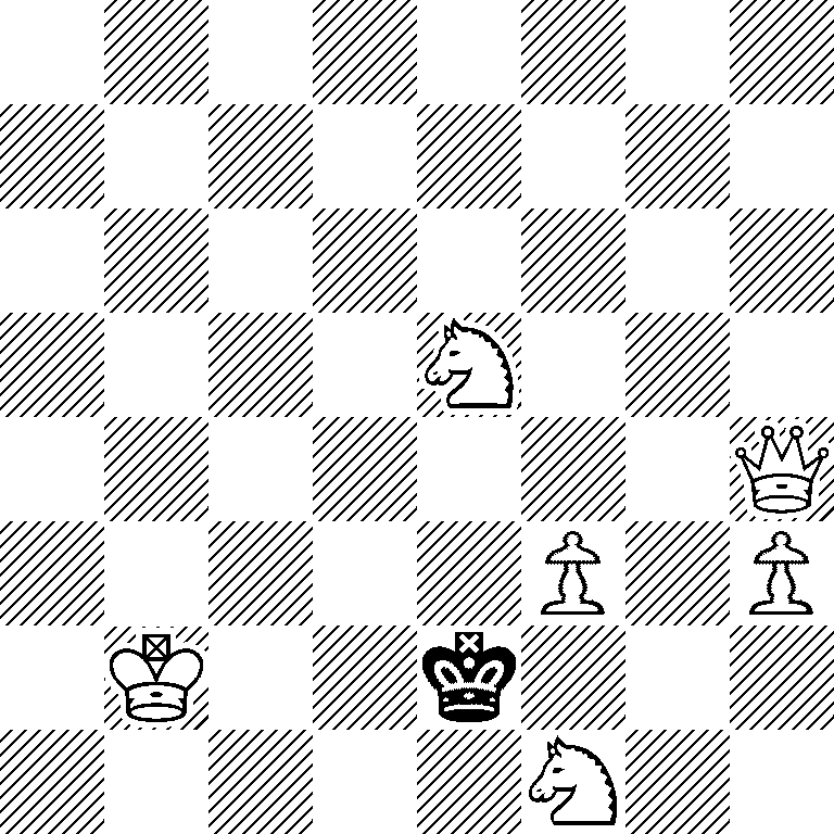 8/8/8/4N3/7Q/5P1P/1K2k3/5N2
