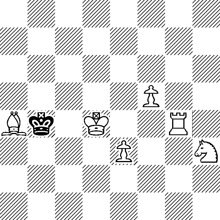 8/8/8/5P2/Bk1K2R1/4P2N/8/8
