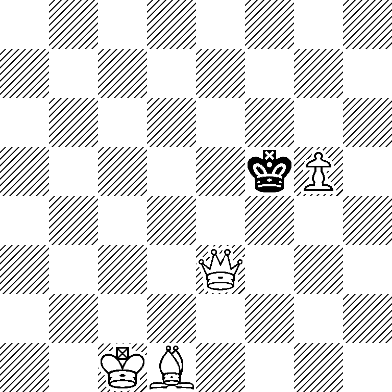 8/8/8/5kP1/8/4Q3/8/2KB4