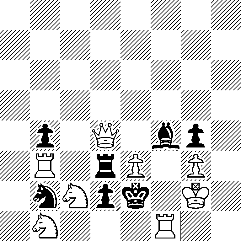 8/8/8/8/1p1Q1bp1/1R1rP1P1/1nNpk1K1/1N3R2