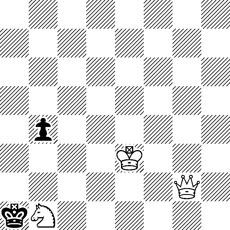 8/8/8/8/1p6/4K3/6Q1/kN6